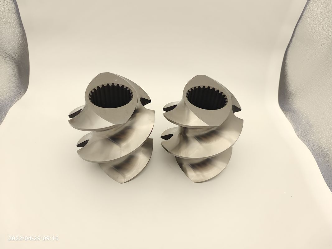 Các bộ phận đẩy vít đôi hiệu suất cao hợp kim nhập khẩu vật liệu WR5 Các phần vít