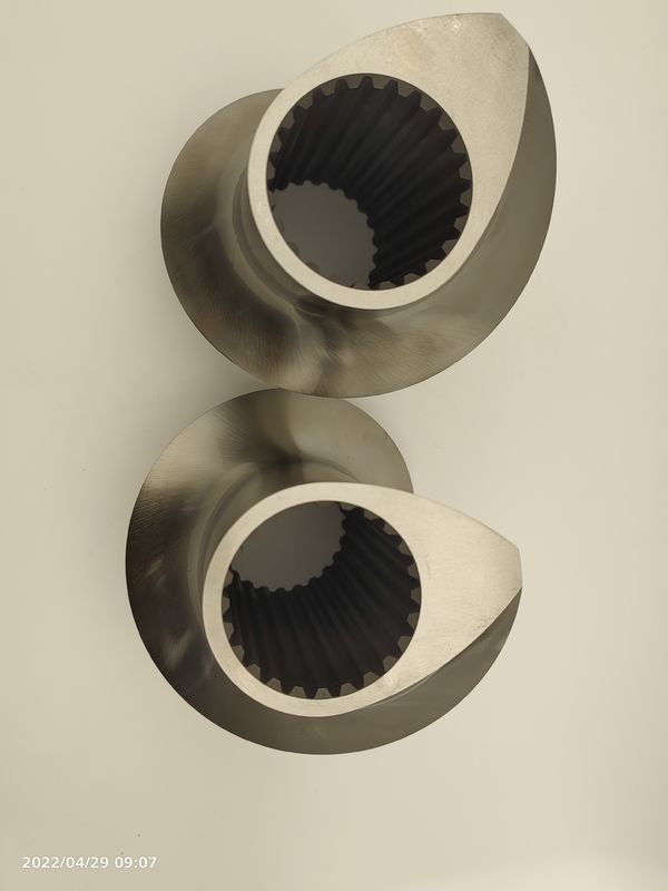 Các bộ phận đẩy vít đôi hiệu suất cao hợp kim nhập khẩu vật liệu WR5 Các phần vít