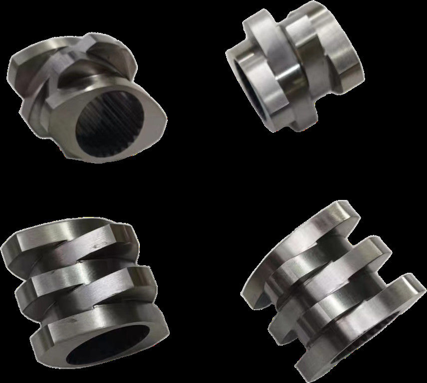 Khu vực nóng chảy Phần đúc vít đôi 30° 45° 60° 90° góc Vít 71mm OD