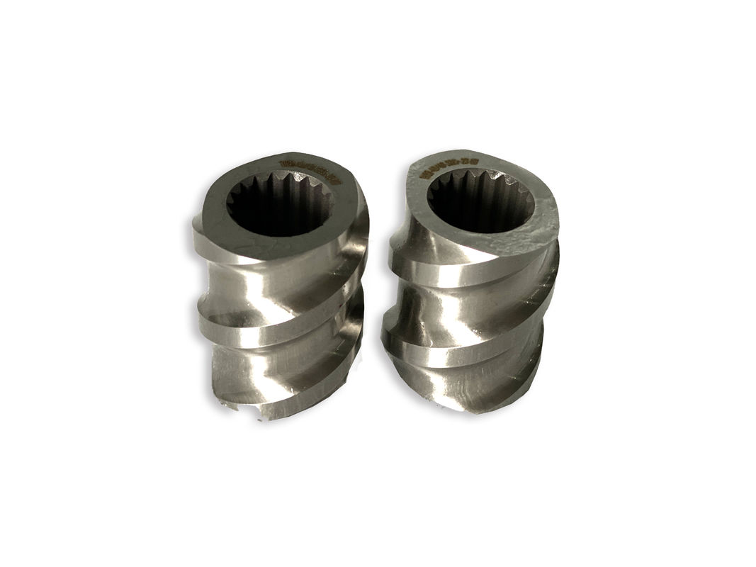 Máy nhựa 58mm Twin Screw Extruder Rectangle Spline Extruder Các yếu tố vít với M 1