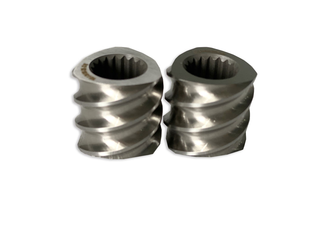 Máy nhựa 58mm Twin Screw Extruder Rectangle Spline Extruder Các yếu tố vít với M 1