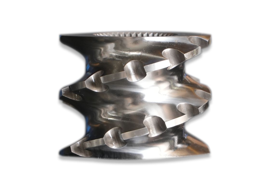 Lõi trục vít tùy chỉnh đường kính 65/75/85/95/110/120/135/mm bằng vật liệu cho bộ phận máy đùn