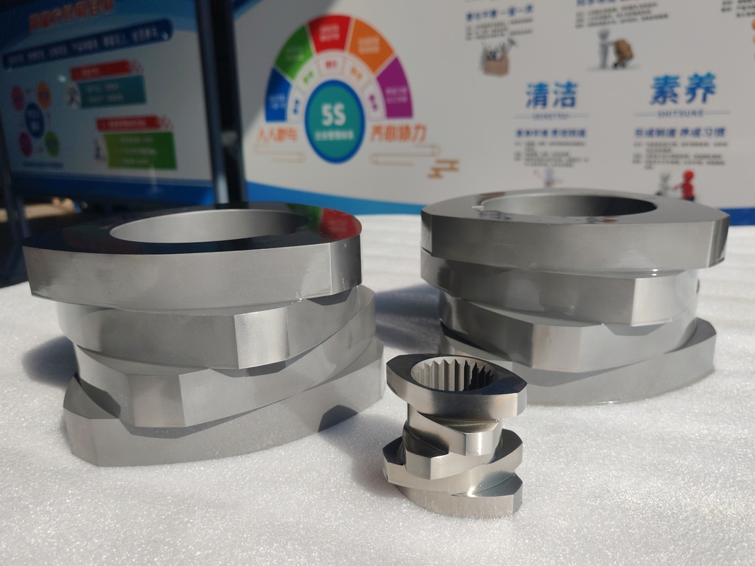 Các bộ phận trục vít SZK 250 Extruder hai trục vít với Chứng nhận ISO 9001 và Tùy chọn Tùy chỉnh