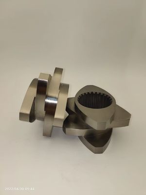 Trục vít máy đùn hai trục W6Mo5Cr4V2 / 38CrMoAla / HIP cho máy WP và STS