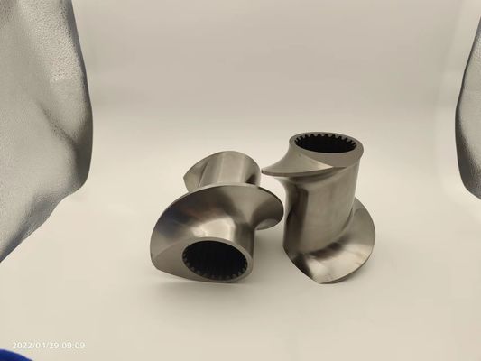 600rpm Phân chỉnh bộ phận máy ép vít đôi Vòng đinh Bảng nhựa Granulator phụ kiện