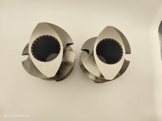 Trục vít máy đùn hai trục W6Mo5Cr4V2 / 38CrMoAla / HIP cho máy WP và STS
