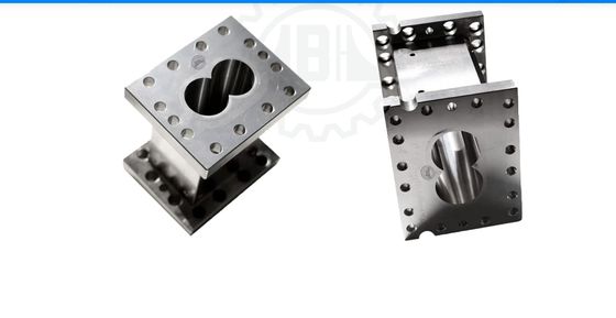 High Polish Twin Screw Barrel High Precision Twin Screw Extruder Phần OEM