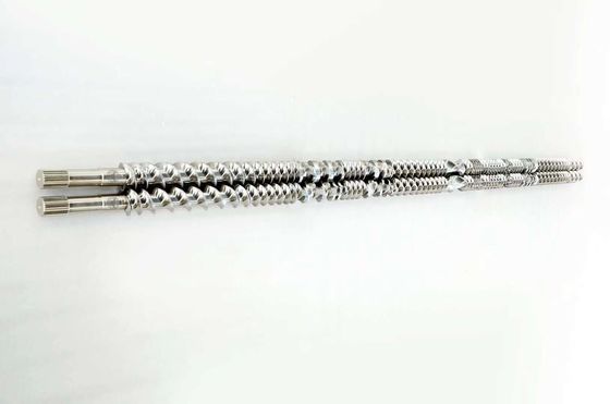 Các phụ kiện Granulator Twin Screw Extruder Meshing Covey Screw Phần từ 12mm - 300mm