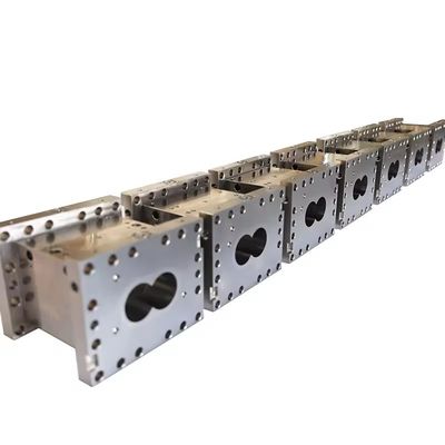 Đồng chiều hai vít nhựa Extruder cao mặc chống và chống ăn mòn các yếu tố vít và tùy chỉnh thùng