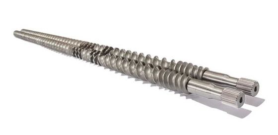 WR15E Vật liệu kết hợp sợi dây bên trong Twin Screw Extruder Shaft PVC Screw Shaft