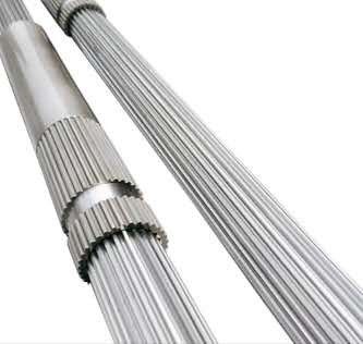 WR15E Vật liệu kết hợp sợi dây bên trong Twin Screw Extruder Shaft PVC Screw Shaft