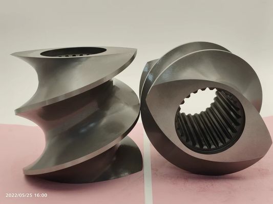 0.05mm Độ khoan dung CTE95 Các bộ phận vít cho Máy ép vít đôi trong vật liệu tùy chỉnh