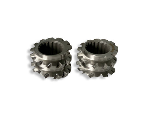 Cát nổ / đánh bóng bộ phận extruder vít đôi HRC58-62 Độ cứng cho tuổi thọ dài