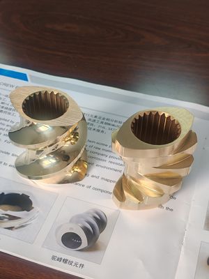 OEM thiết kế các phần tử vít đặc biệt cho máy ép vít đôi JSW