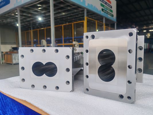 Zse75maxx Máy pha trộn nhựa nhựa máy nhựa hai vít Extruder vít phần tử thùng