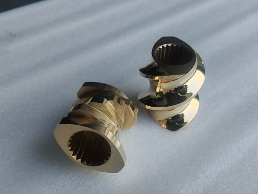 STS 50 Ống xy lanh máy đùn trục vít đôi bằng nhựa với hệ thống làm mát Ống xy lanh mở