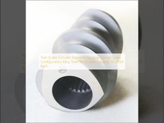 Thiết kế mô-đun các chi tiết máy đùn trục vít đôi, cấu hình trục vít, thép hợp kim cho công suất đầu ra 50-2000 Kg/h