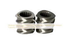 Thiết kế mô-đun các loại phần tử máy đùn trục vít đôi và công suất đầu ra cao 50-2000 Kg/h cho sản xuất